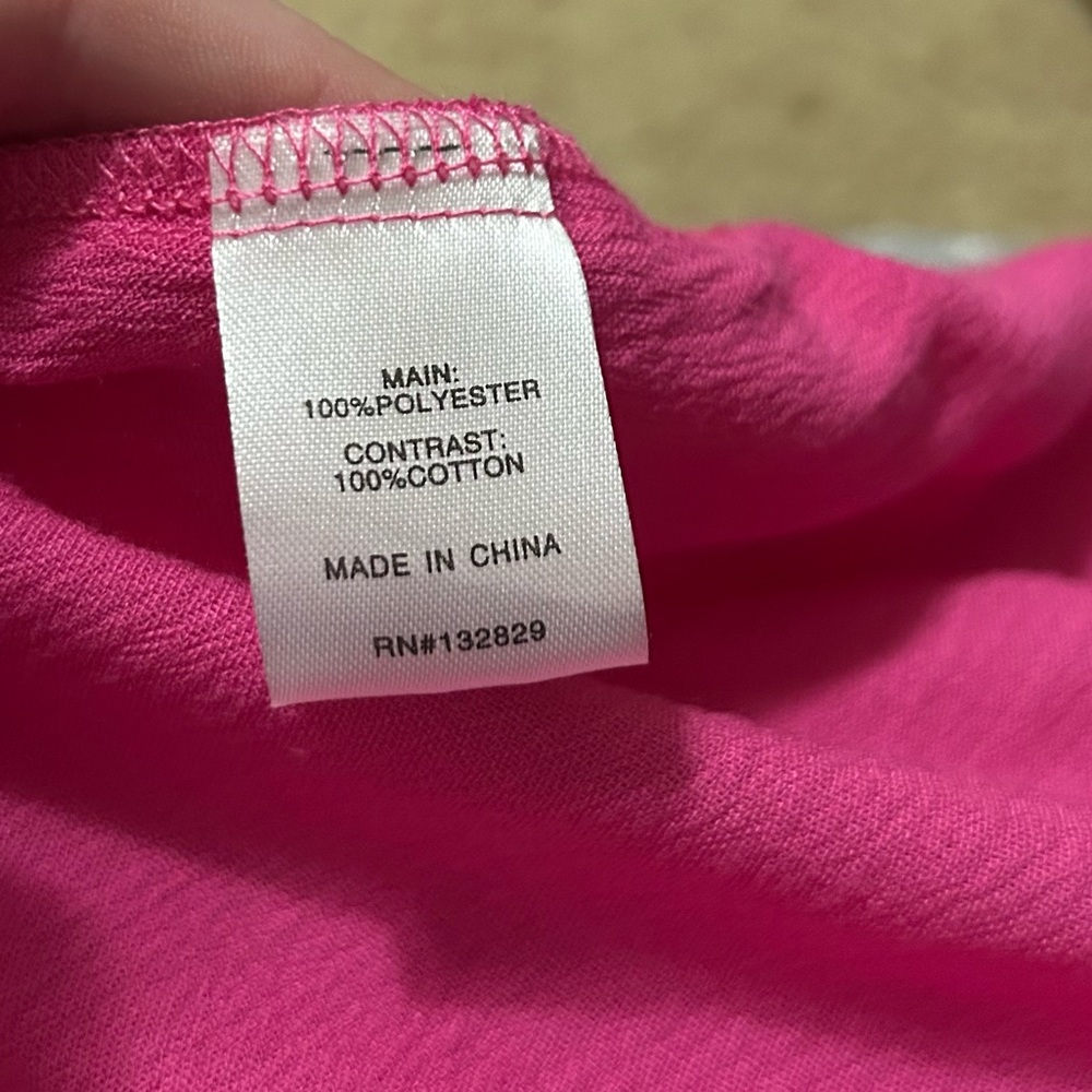 Super down Revolve hot pink halter dress with straps cutout back - Picture 2 of 14